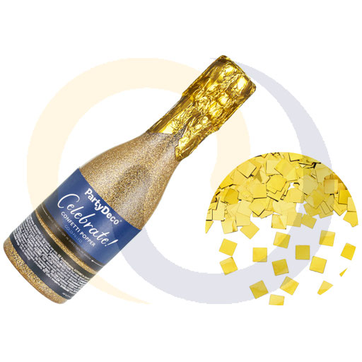 Конфетти в трубке Champagne Gold 20,5 см PartyDeco