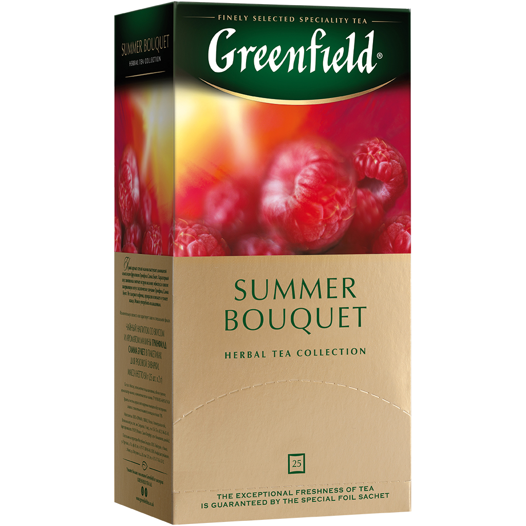 Vruchtenthee, gearomatiseerd - "Zomerboeket" 25 x 2g