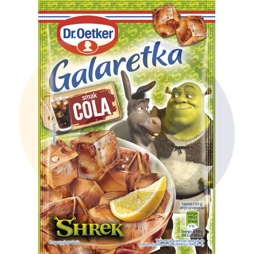 Shrek cola jelly 72g/25st Dr. Oetker