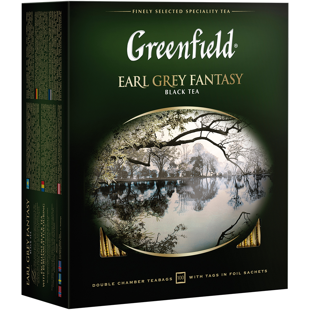 Zwarte thee, gearomatiseerd - Earl Grey 100 x 2g