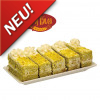 Pistatio velvet slices