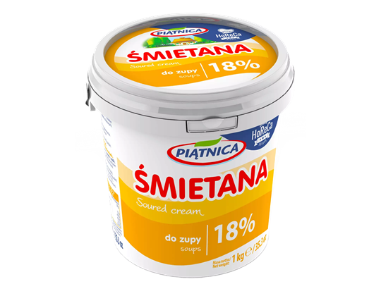 Piątnica HORECA zuur room 18% 1 kg