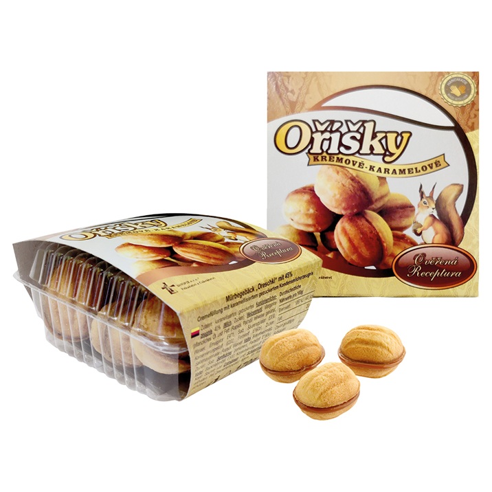 "Orechki" zandkoekjesvulling van 45% met geconcentreerd melk