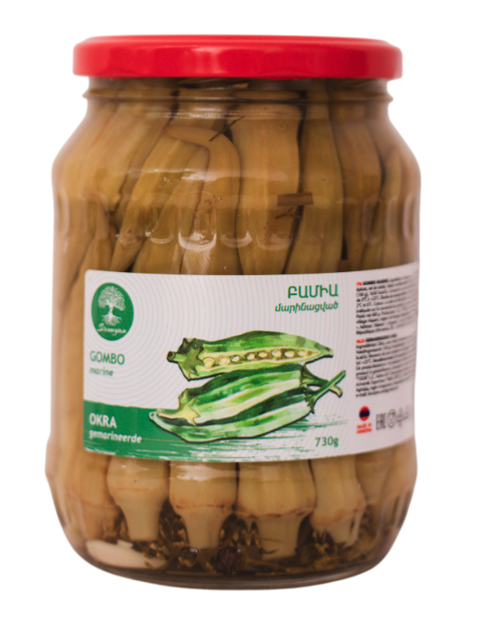 Sirunyan gemarineerde gombo 730g