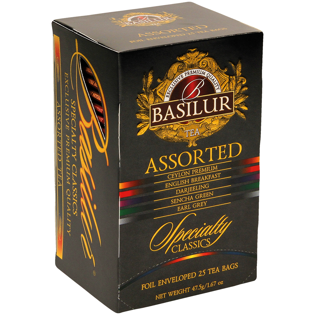 Theemix "Specialty Classics" van 5 soorten zwarte en groene