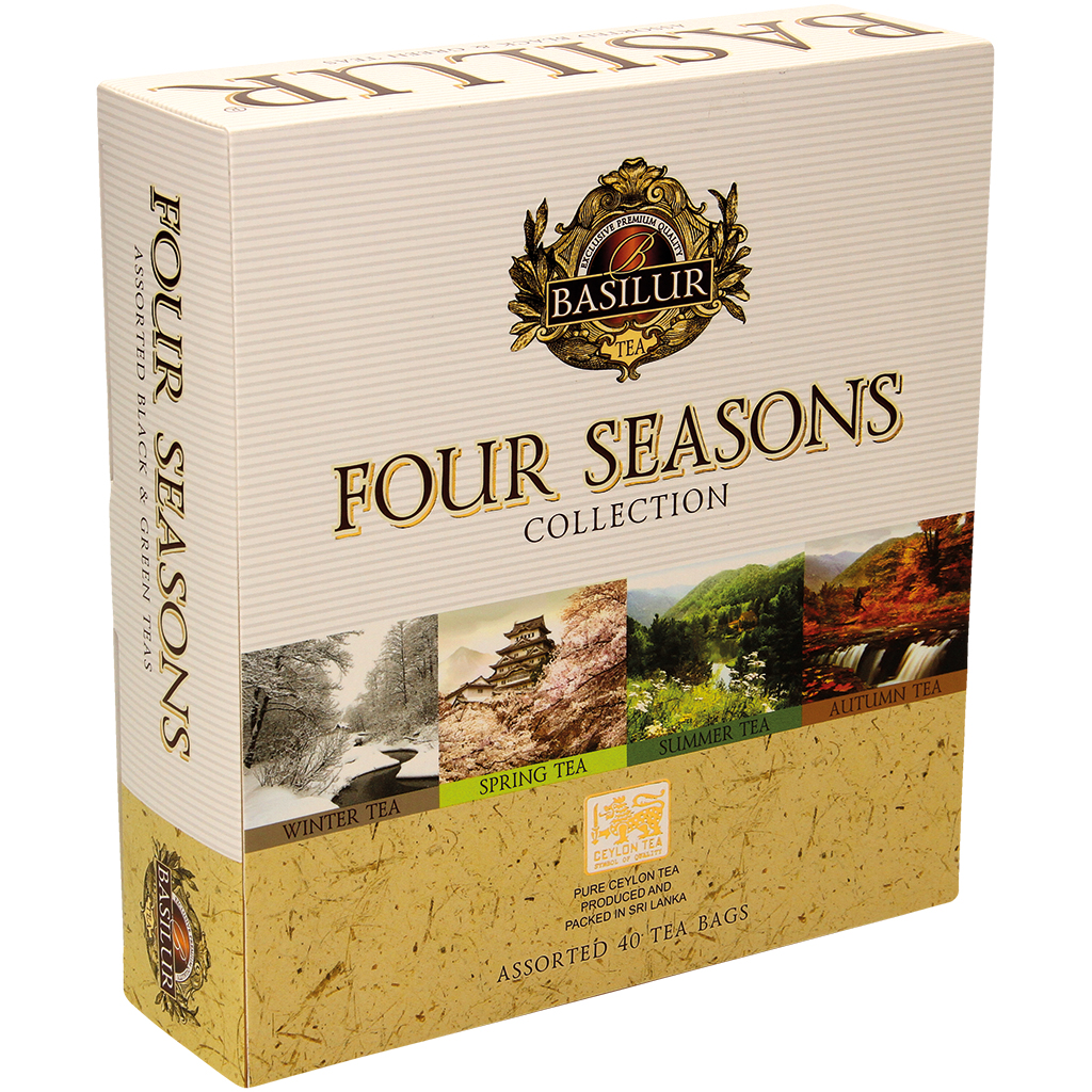 Theemix "Four Seasons" van 4 soorten gearomatiseerde Ceylon