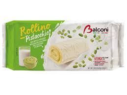 Rollino Swiss Rolls with pistachio cream filling 222g