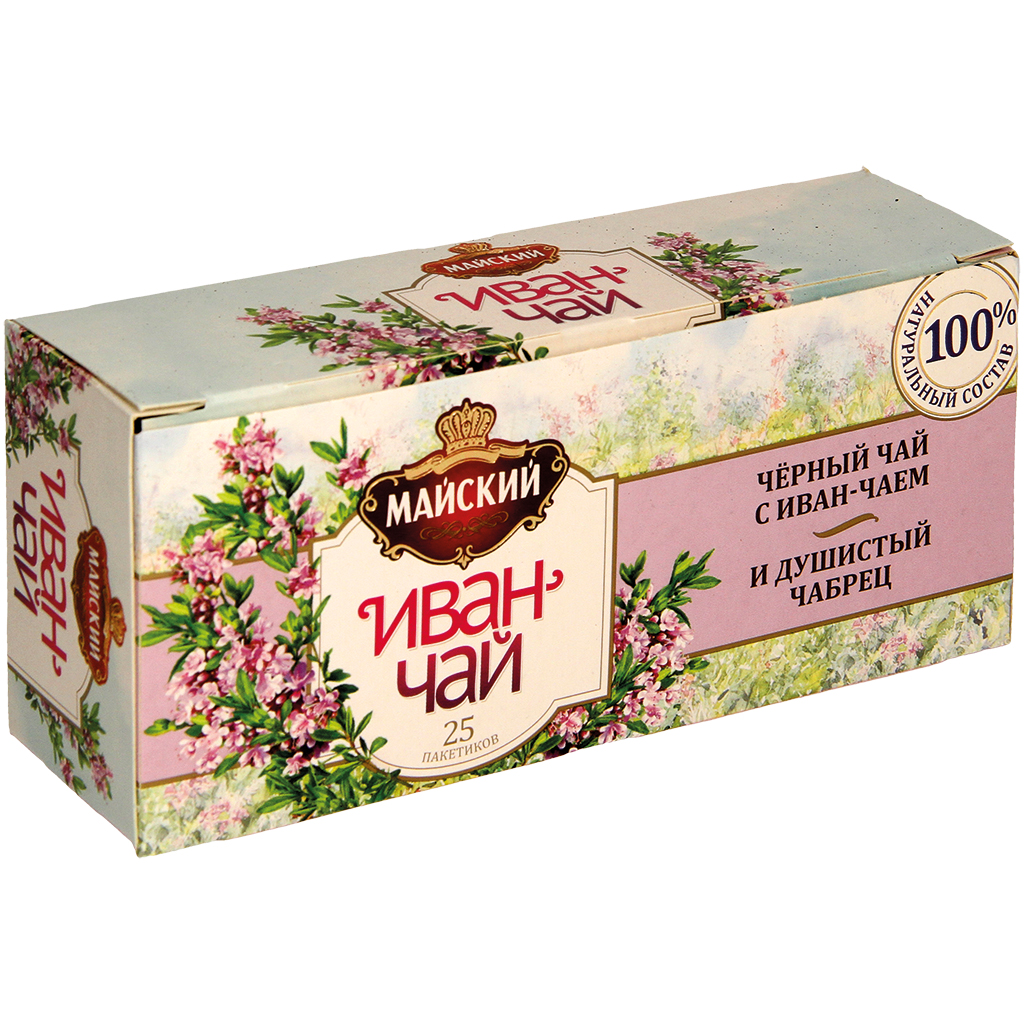 Черный чай с кипрем узколистовым и чабрецом