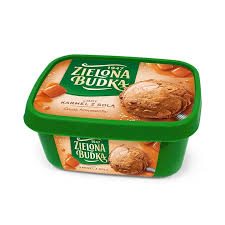 ZIELONA BUDKA ijs karamel met zout 1l