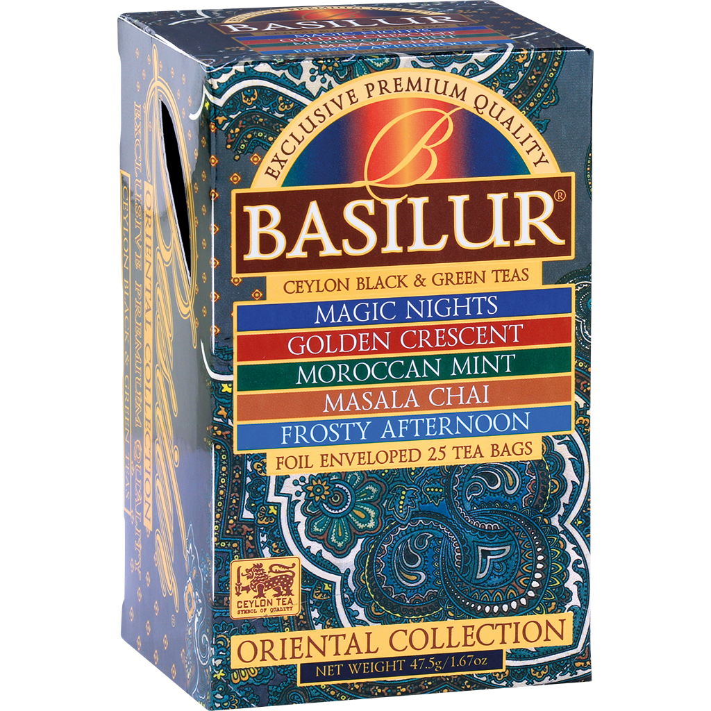 "Basilur Oriental Collection" Theemix van 5 soorten