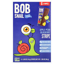 BOB SNAIL appel, peer en bosbes fruitreep 84g
