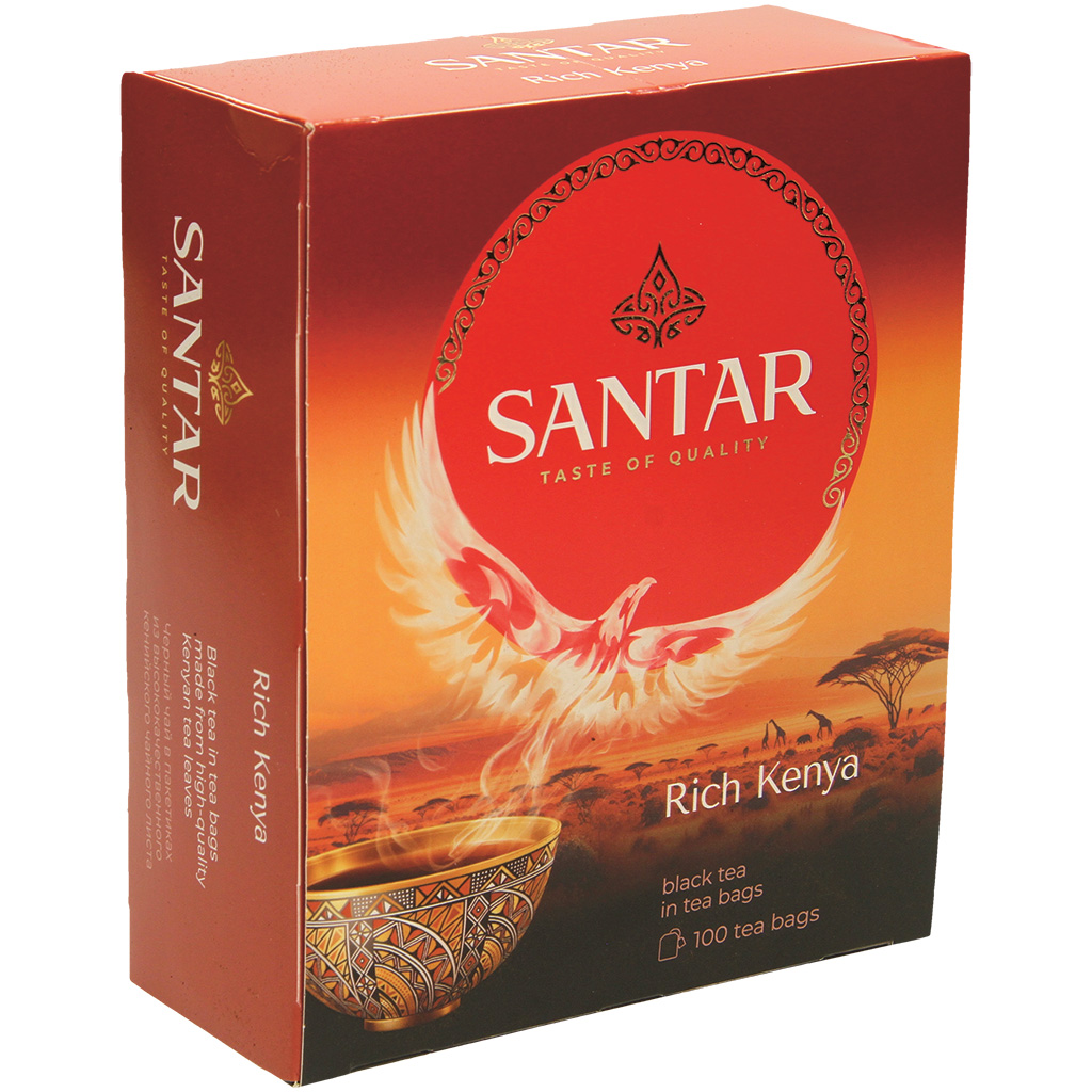 Zwarte thee uit Kenia "Rich Kenya" in theezakjes (100x2g)