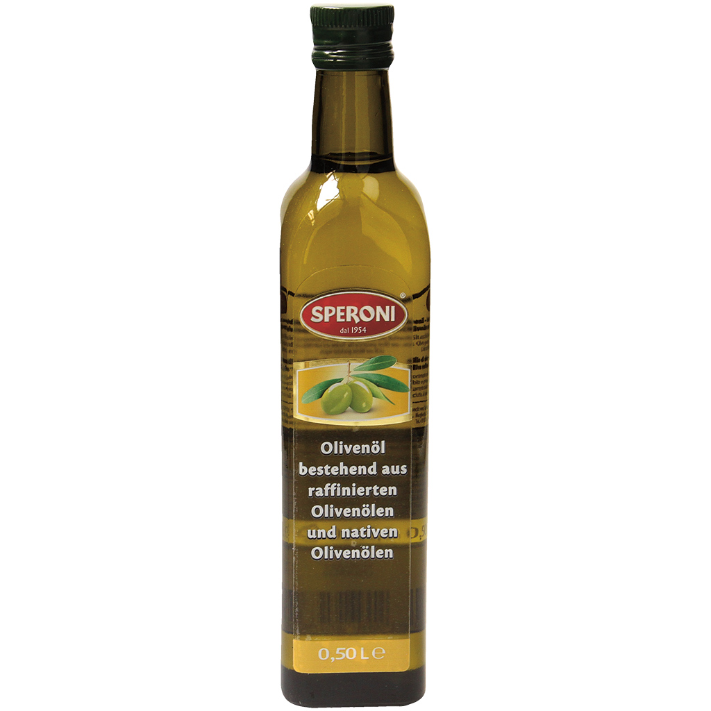 Olijfolie - bestaande uit geraffineerde olijfoliën enExtra v