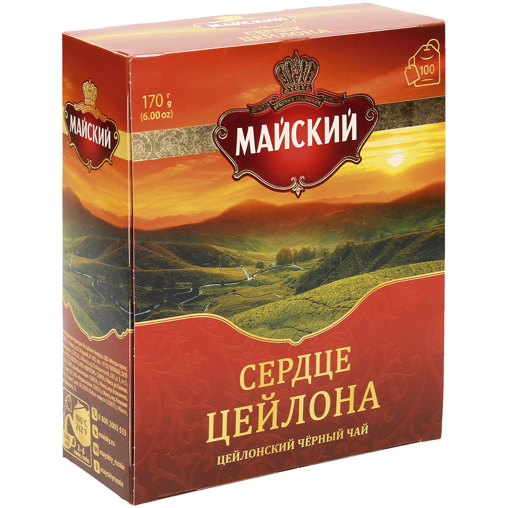 Zwarte thee uit Ceylon "Heart Ceylon".