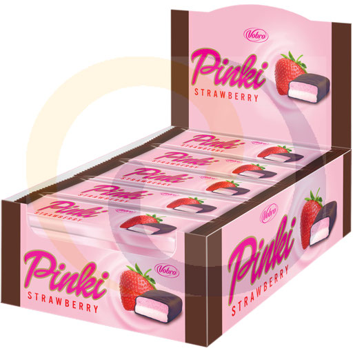 Пинк Strawberry бар 43 г/20 шт Vobro