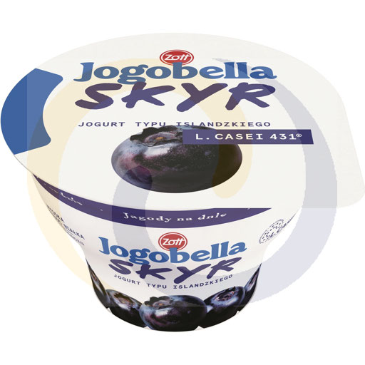 Jogobella Skyr klassiek yoghurt bosbes/kers 150g
