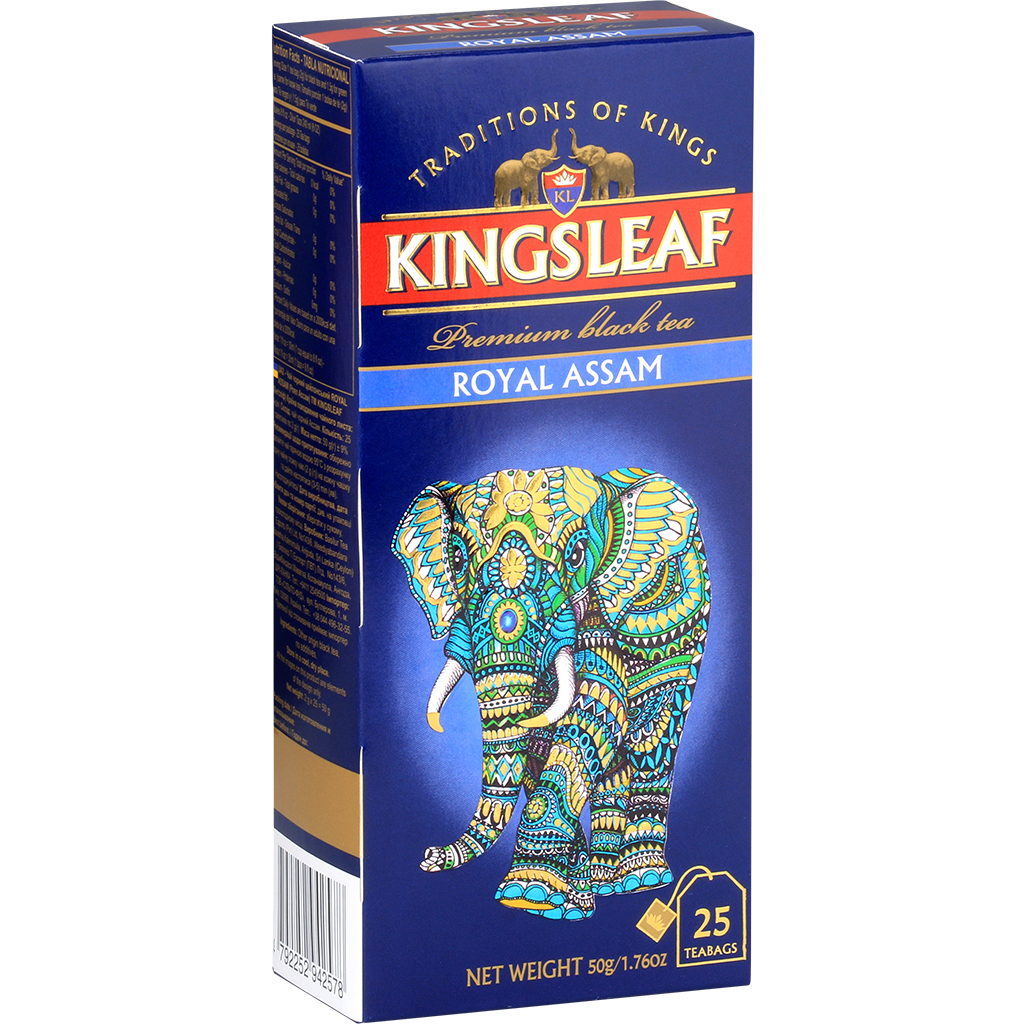 "Kingsleaf Royal Assam" Zwarte Indiase thee.