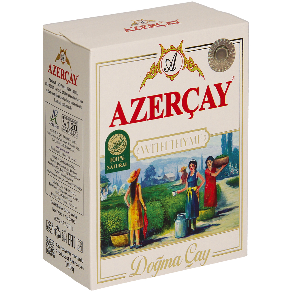 Azercay- Aromeerde zwarte thee met tijm