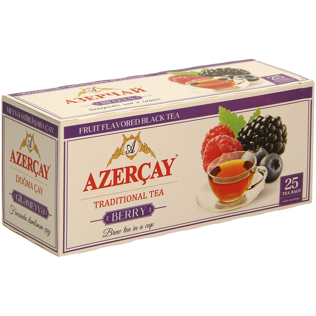 Azercay - Geïnfuseerde zwarte thee met zwarte bessen-framboz