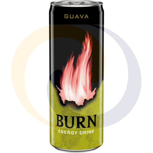 Энергетический напиток Burn Гуава банка 0.25л/12шт DRS Coca-