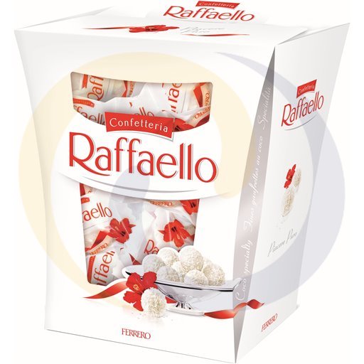 Raffaello Crispy Wafel met Kokosnoot en Hele Amandel Binneni