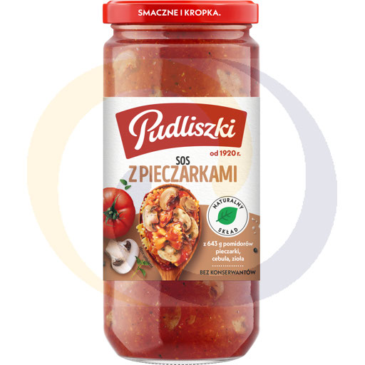 Соус для пасты с грибами, банка 480 г/6 шт Pudliszki