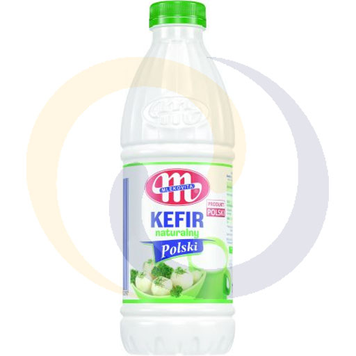 Кефир Польский натуральный 1.0кг/6шт Mlekovita