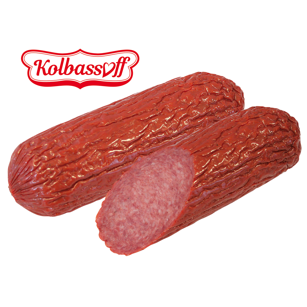 Kookworst "Evropejskaja", gerookt en geparfumeerd met rookar