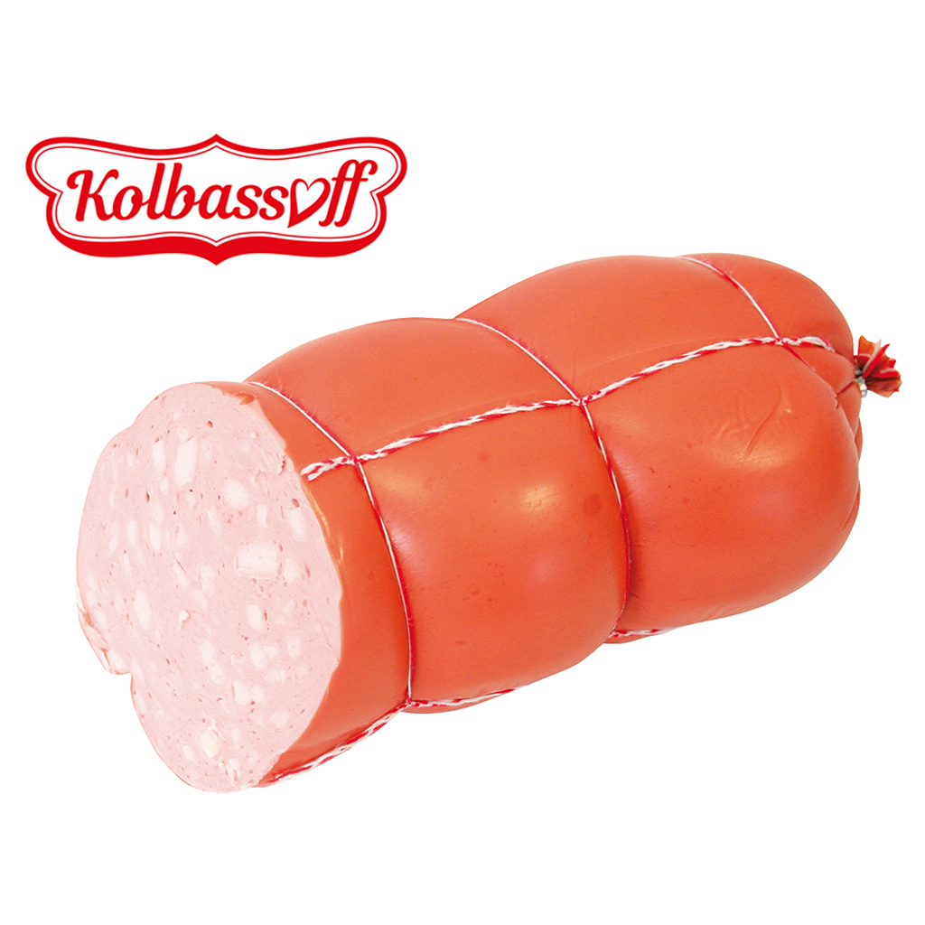 Fijngehakte bouillon worst "Ljubitelskaja" met grovere speke