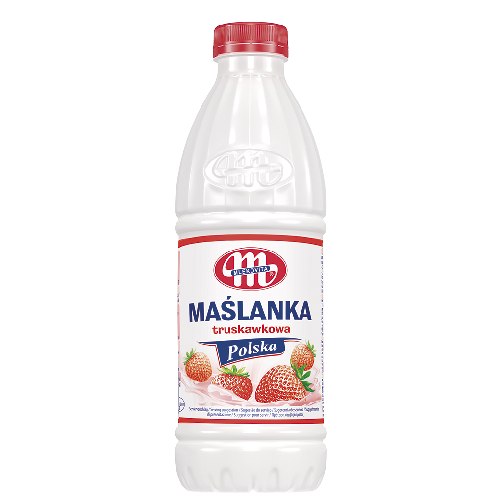 Pools gefermenteerd melkproduct van karnemelk en melk met aa