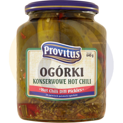 Provitus hete chili dille augurken 0,72l
