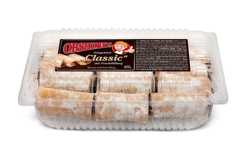 OBSHORKA" Fijngebak "Classic" met Fruitvulling