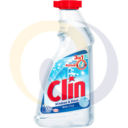 ОЧИСТИТЕЛЬ ДЛЯ ОКОН CLIN 0.5 Л ЗАМЕНА С АНТИЗАПОТЕВАНИЕМ