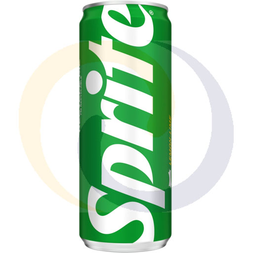 Koolzuurhoudende drank. Sprite blik 0,33l/24st DRS Coca-Cola