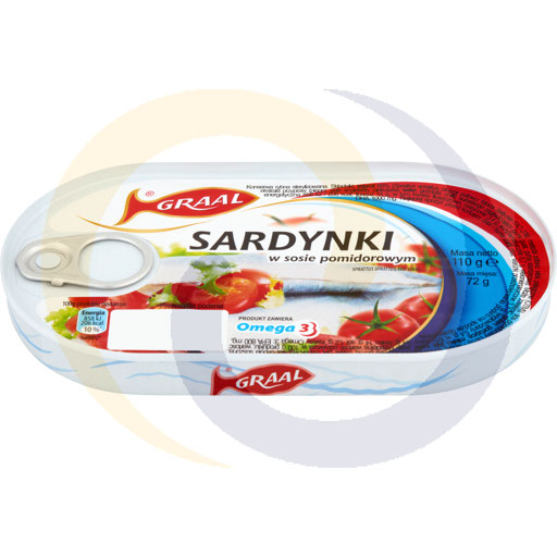 Sardine in tomatensaus 110g Graal