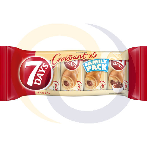 Croissant 7Days 5-pack cacao 5x37g/12 stuks Mondelez