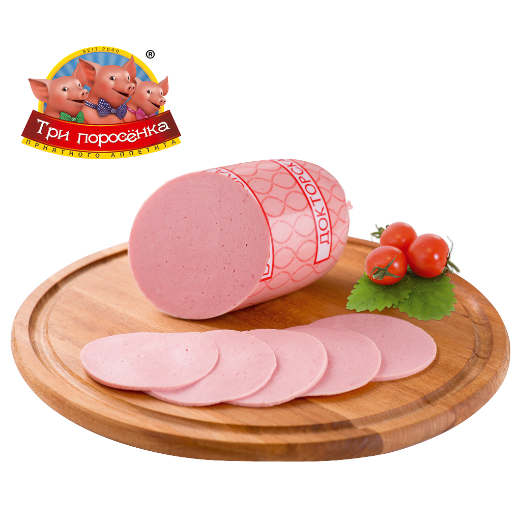 Worst "Doktorskaja" simpel met drinkwater en aardappelzetmee