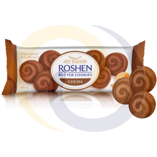 Cacaoboter koekjes 140g/12st Roshen