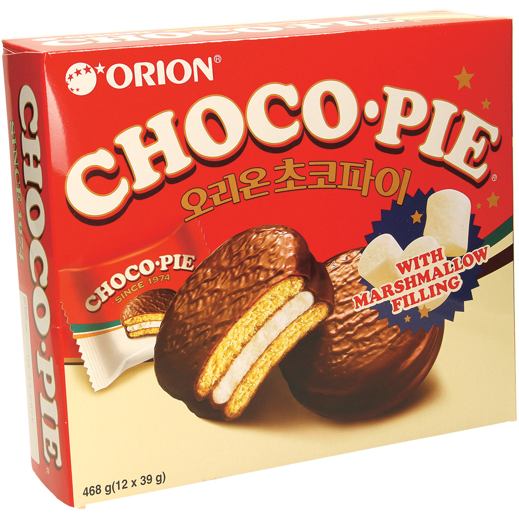 CHOCO PIE koekjes met chocoladelaag en marshmallowvulling, 1