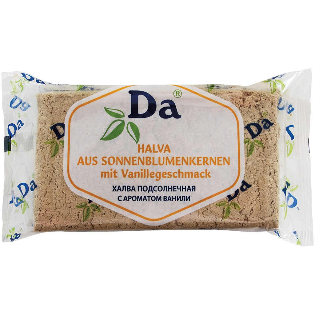 Halva van zonnebloempitten met vanillesmaak