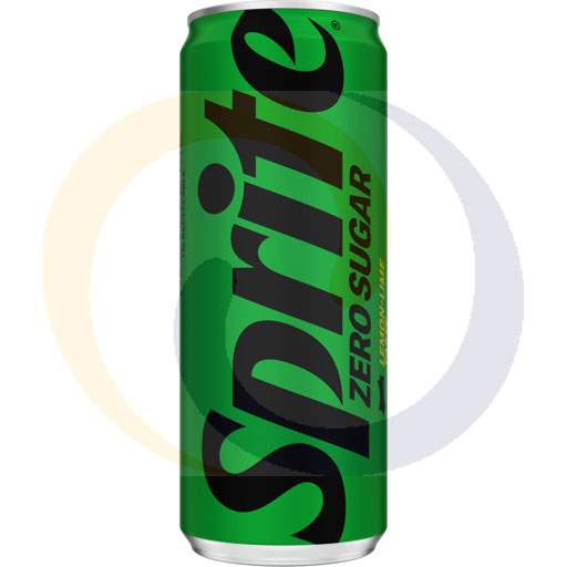 Газированный напиток. Sprite Zero банка 0,33л/24 шт. DRS Coca-Cola