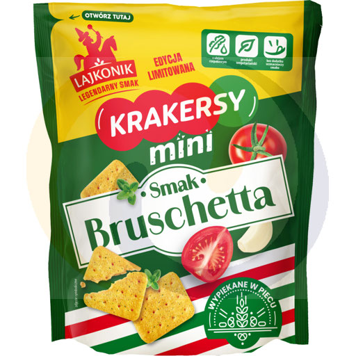 Lajkonik mini bruschetta crackers 100g/14st Lorenz