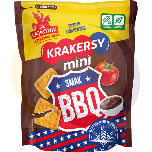 Lajkonik mini barbecue crackers 100g/14st Lorenz