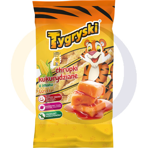 Toffee smaak corn crisps 70g TBM