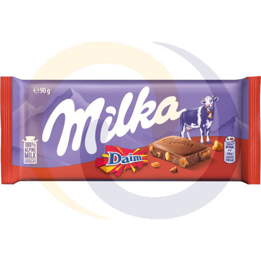 Milka Daim Chocolade 90g/24st Mondelez