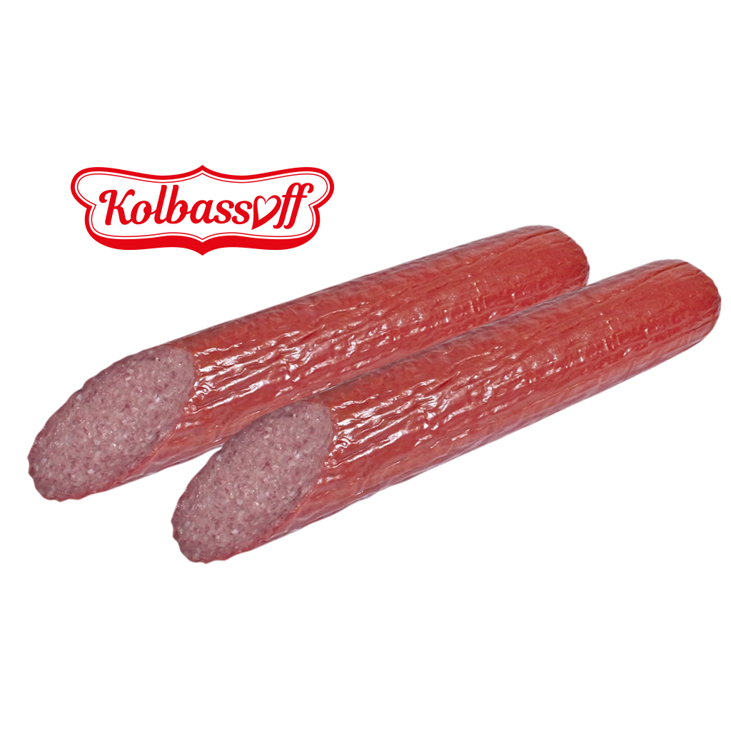 Колбаса "Туристическая", копченая и с ароматом дыма