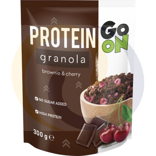 Go On Prote Granola vlokken. bruine kers 300g/8st Sante
