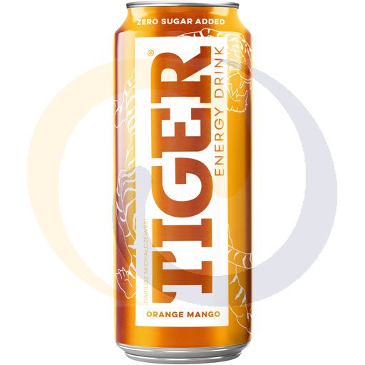 Energie Dri.Tiger Ora.Man.zonder suiker in blik. 0,5l/12 Maspex