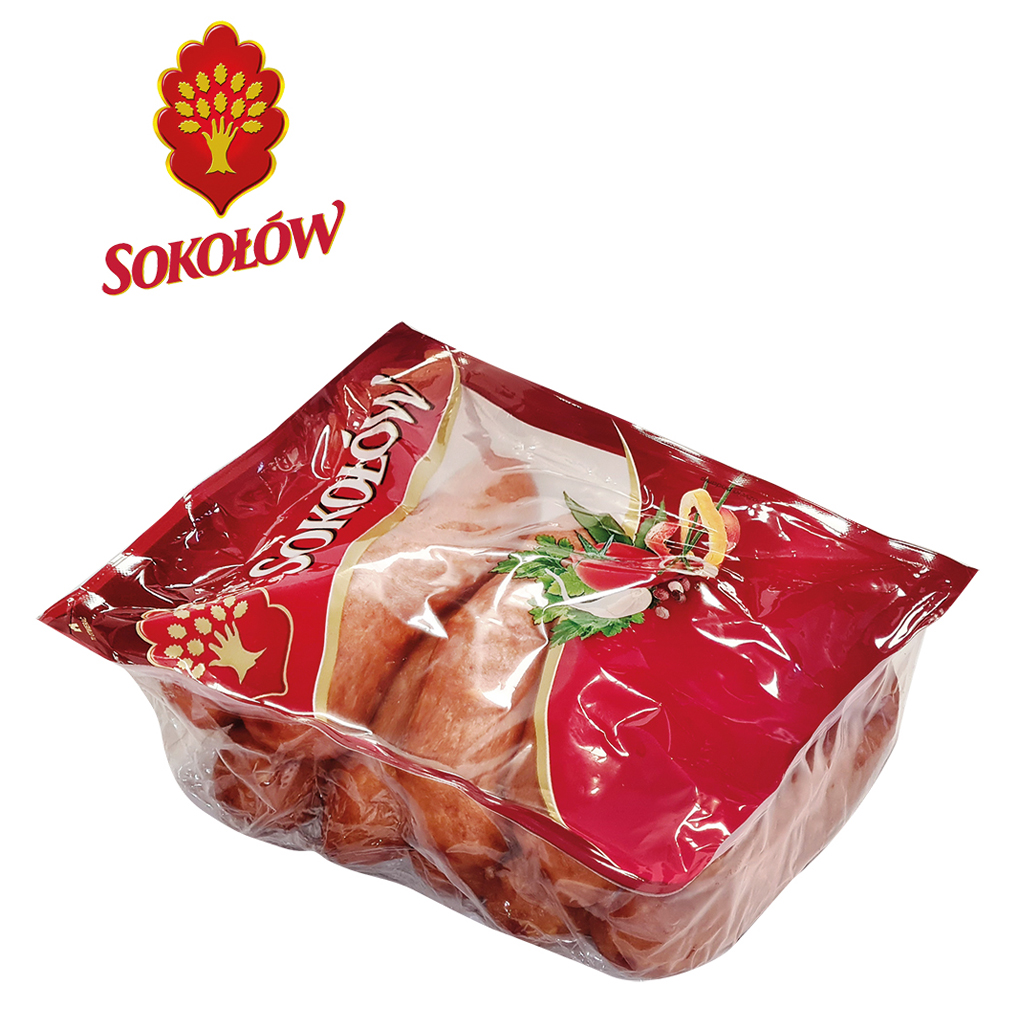 Silezische feestworst van varkensvlees, middelgrof gehakt