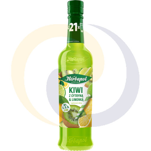 Herbapol Havermoutstroop, Kiwi, Citroen, Limoen, 420ml/8 stuks.